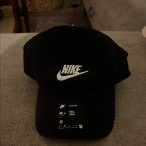 Nike Black and White Logo Cap